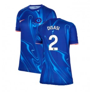 Chelsea Axel Disasi #2 Dámské Domácí Dres 2024-25 Krátký Rukáv